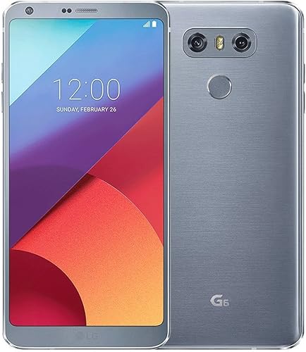 LG G6 H870DS 4 GB64 GB Dual SIM Android 70 57 IPS LCD Dual 130MP 3300mAh batería Platino 32 GB