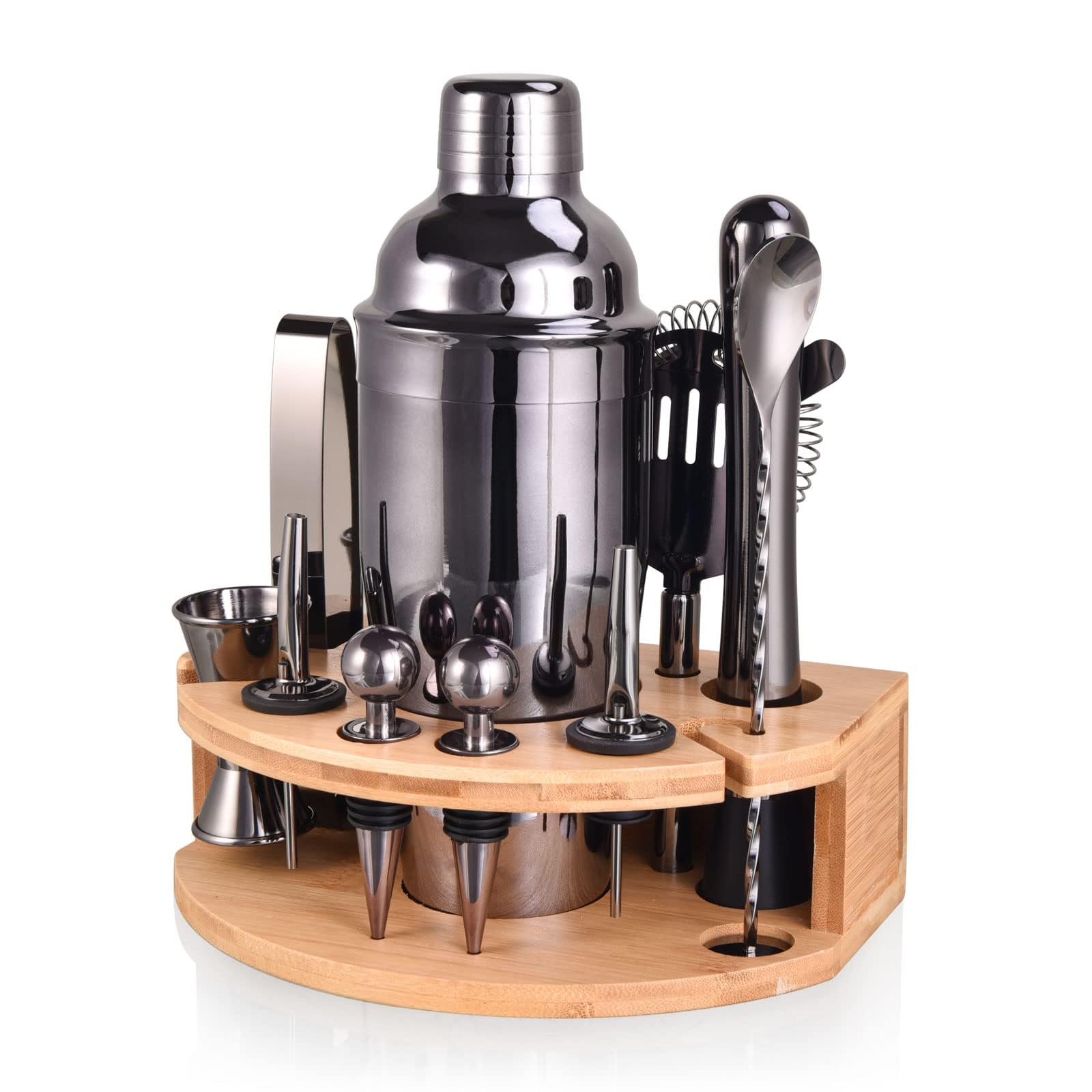 Esmula 12 Pieces Cocktail Shaker Set, 750 ml Stainless Steel Bartender Kit, Gift for Men Women, Friends