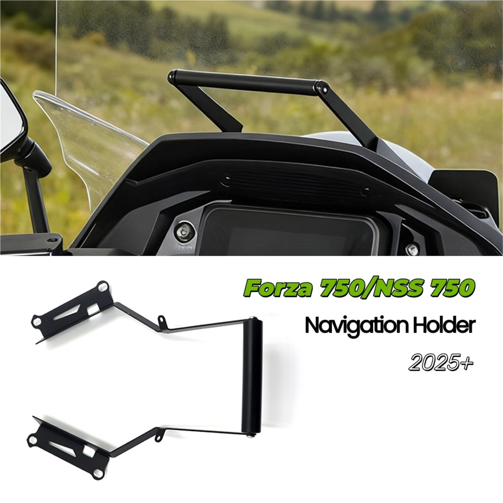 Soporte para Teléfono Móvil con Navegador para Forza 750 NSS 2025, GPS, Pieza Modificada para Extensión De Pata Cabra Motocicleta NSS750