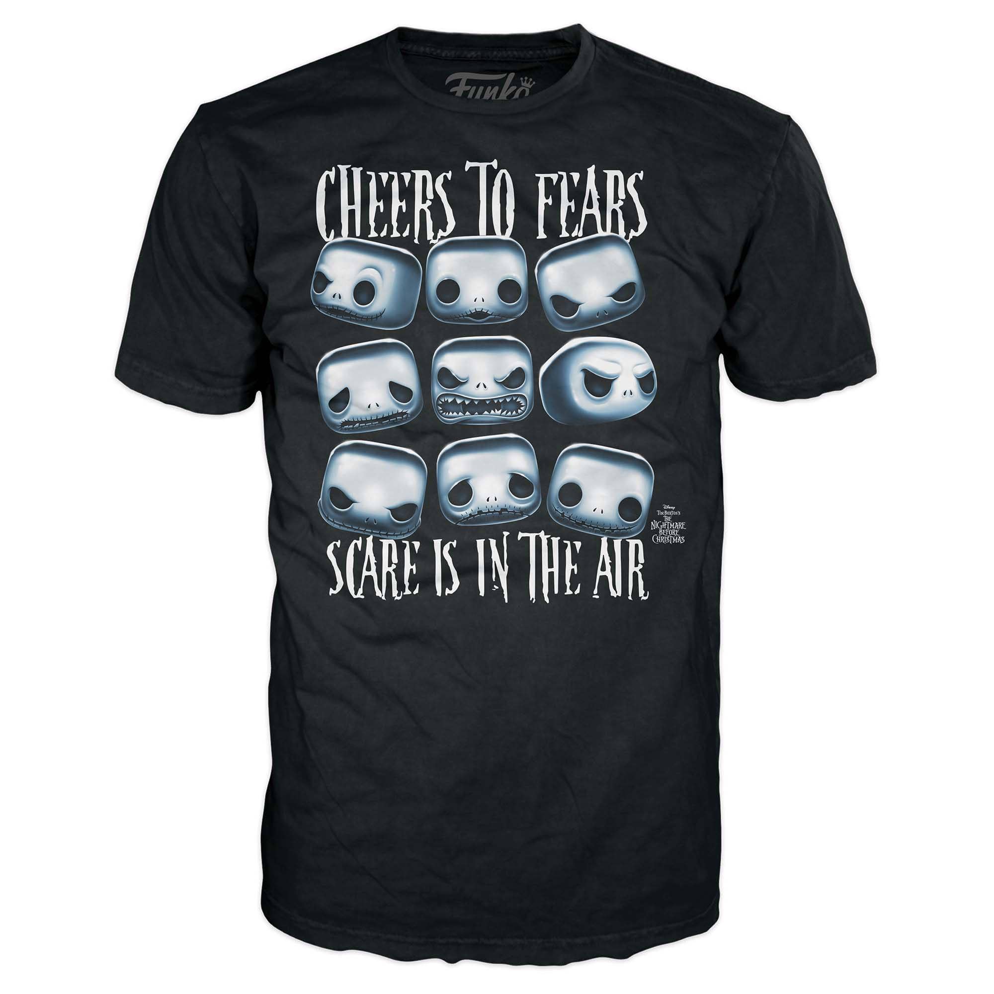FunkoFunko Loose Tee: Disney: Nightmare Before Christmas: Cheers to Fea to Fea - Large - (L)- T-Shirt - Clothes - Gift Idea - Short Sleeve Top for Adults Unisex Men and Women - Official Merchandise