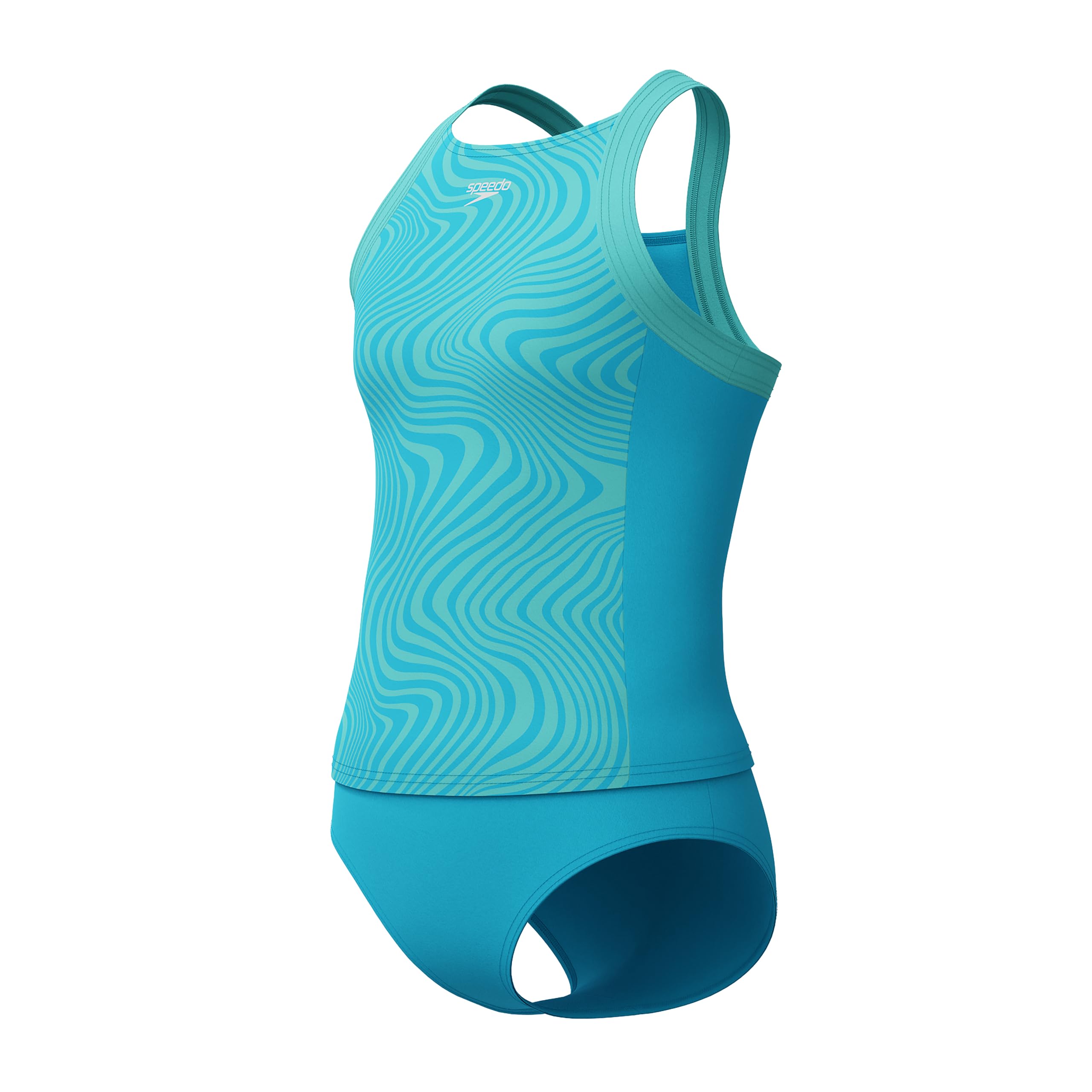Speedo Mädchen Two Piece Swimsuit Tankini Set Bikini (Two-Piece)