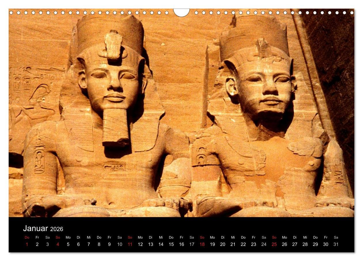 Ägypten (Wandkalender 2026 DIN A3 quer), CALVENDO Monatskalender: Ägypten - Das Land am Nil (CALVENDO Orte)