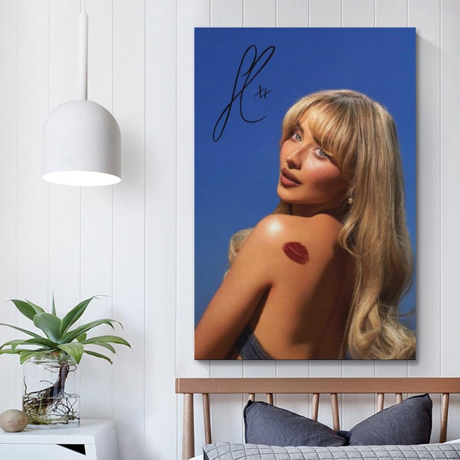 Wall Art Sabrina Music Carpenter Canvas Poster Poster Canvas Painting Wall Art Picture Home Decor Print For Bedroom Living Room Dorm Study Bar Office 12x18inch(30x45cm)