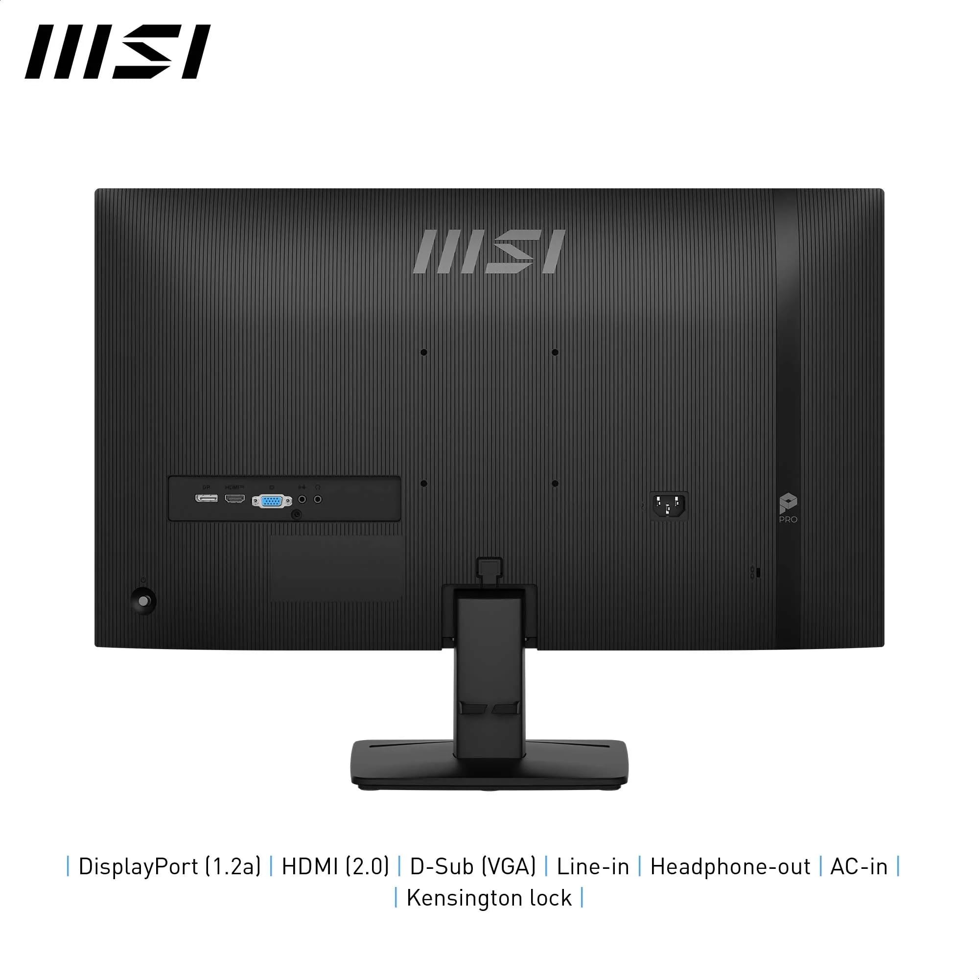 MSI PRO MP275 E2 27 Inch Full HD Desktop Monitor - 1920 x 1080 IPS