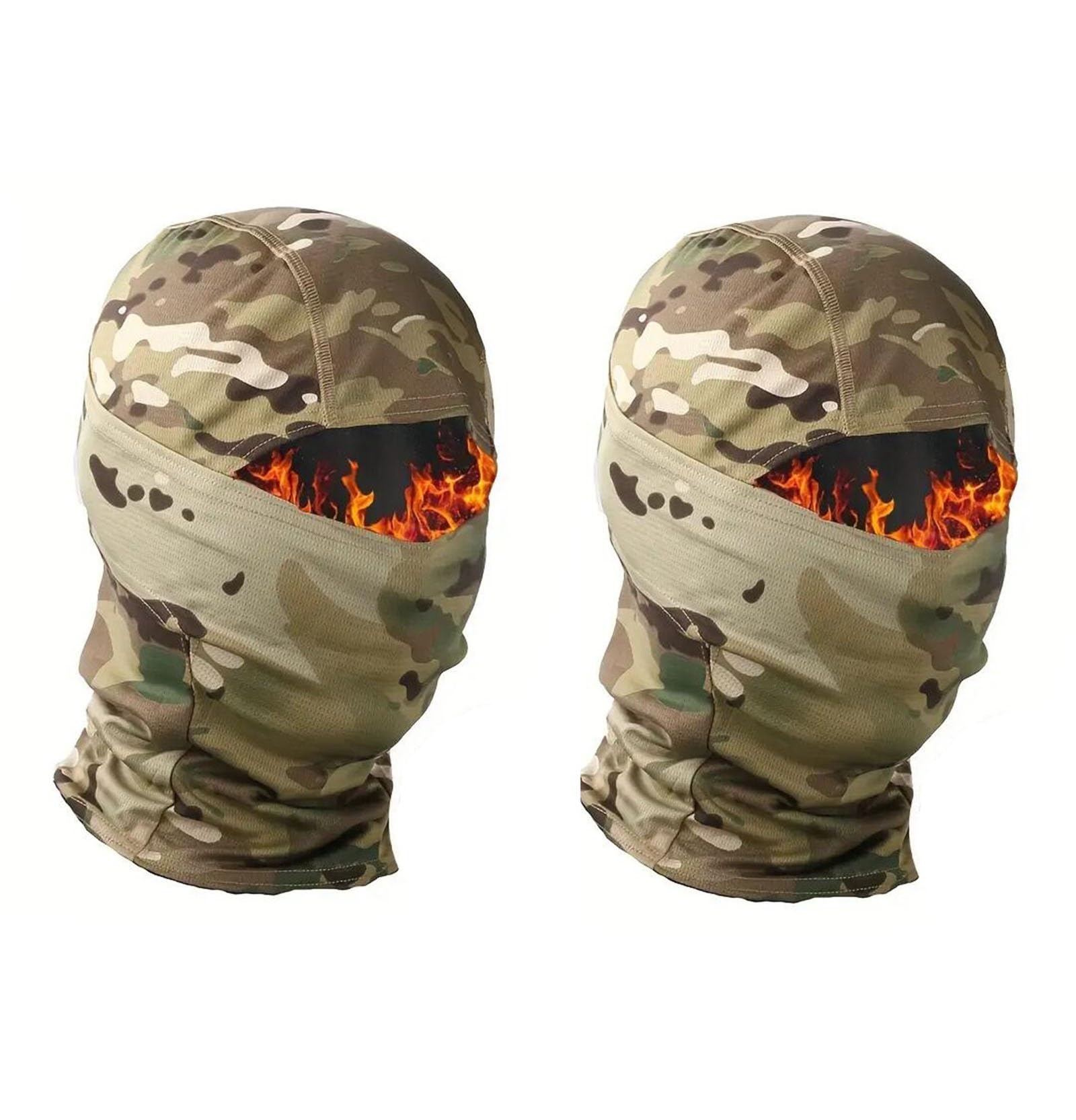 Balaclava Winter Gaiter Camo Neck Hat Ski Mask Windproof Warmth Breathable Thermal for Outdoor Sports Cycling Skiing