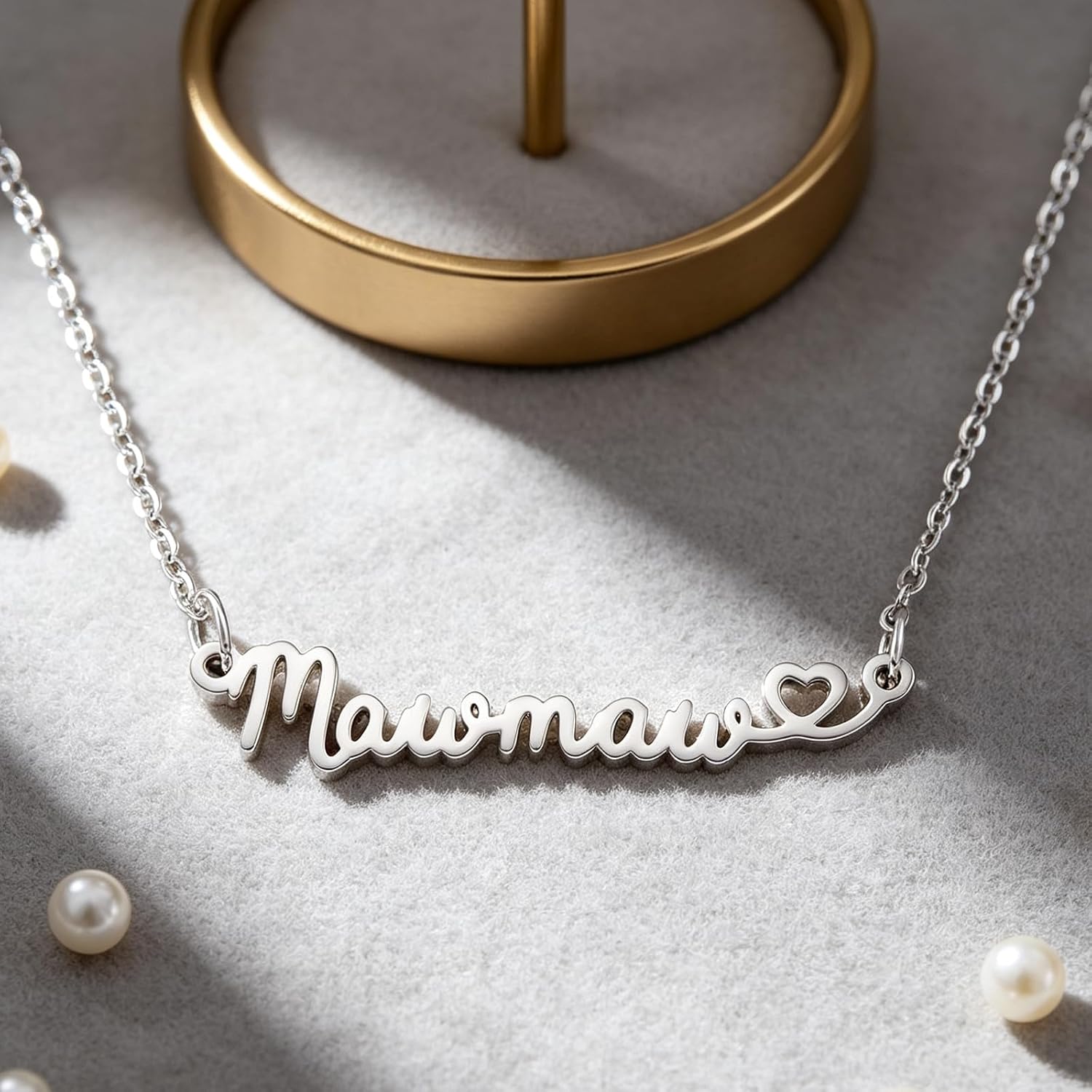 Mawmaw Gifts Necklace for Women Grandma Birthday Wedding Ideas Best Mawmaw Necklace