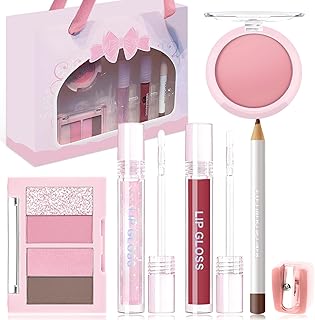 Kit de maquillaje: delineador de labios marró...