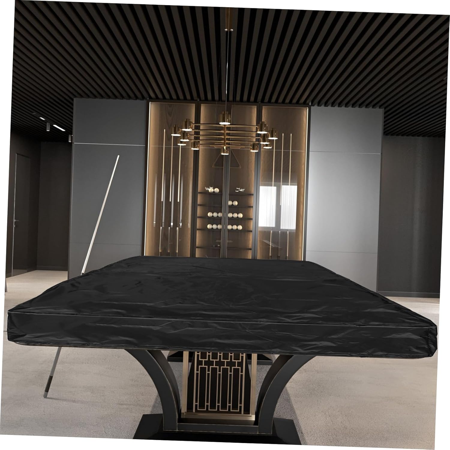 Billiard Table Cover Oxford Dustproof Protection for Pool Tables Easy to Clean Versatile Use