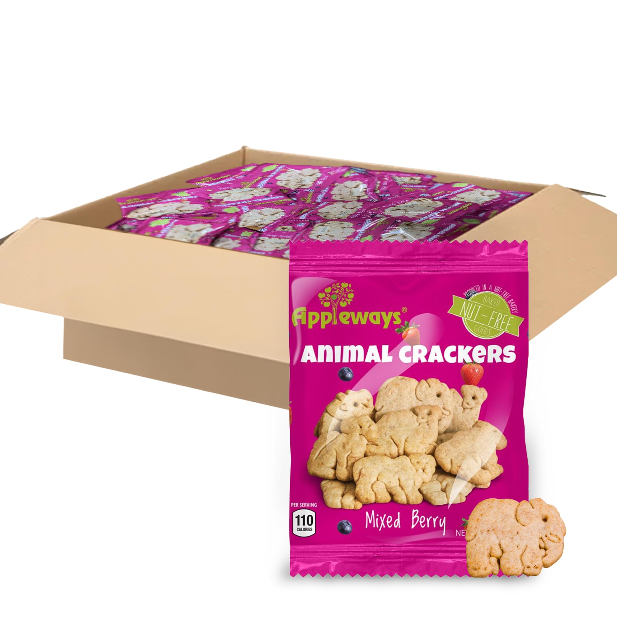 Appleways Mixed Berry / 0.01 Ounce (Pack of 108) / berry Animal