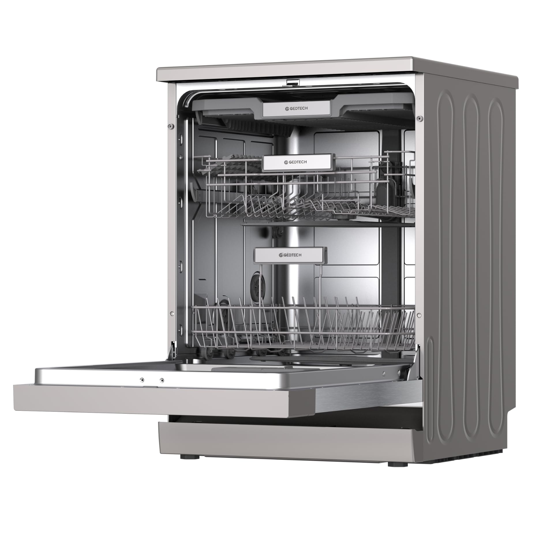 GEDTECH Lave-vaisselle GLV1542WH 15cv 42 dB Ultra silencieux Classe C Blanc