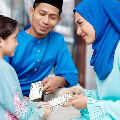 Miniatura 6 de 200 sobres de donación de diezmos para la iglesia con diezmos de papel verde y sobres de factura de eucalipto, cheques de diezmo de iglesia y sobres