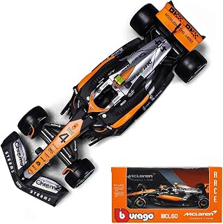 1/43 P2 British GP F1 MCL60 2023#4 Lando Norris Alloy Car Die Cast Model Collection Gift (MCL60 4#)
