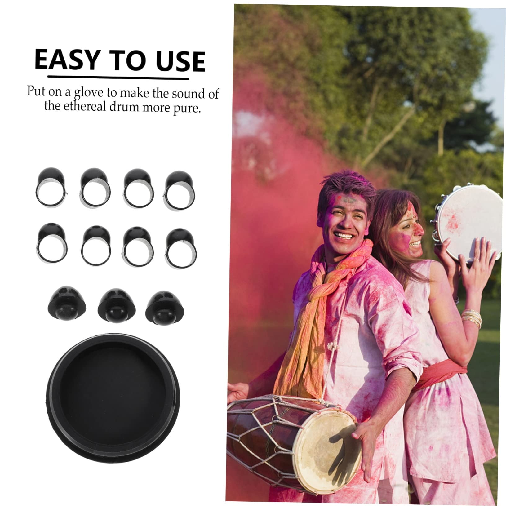 ifundom Drum Accessories Empty Drum Set Drumming Parts Double Row Accessories for Beginners Music