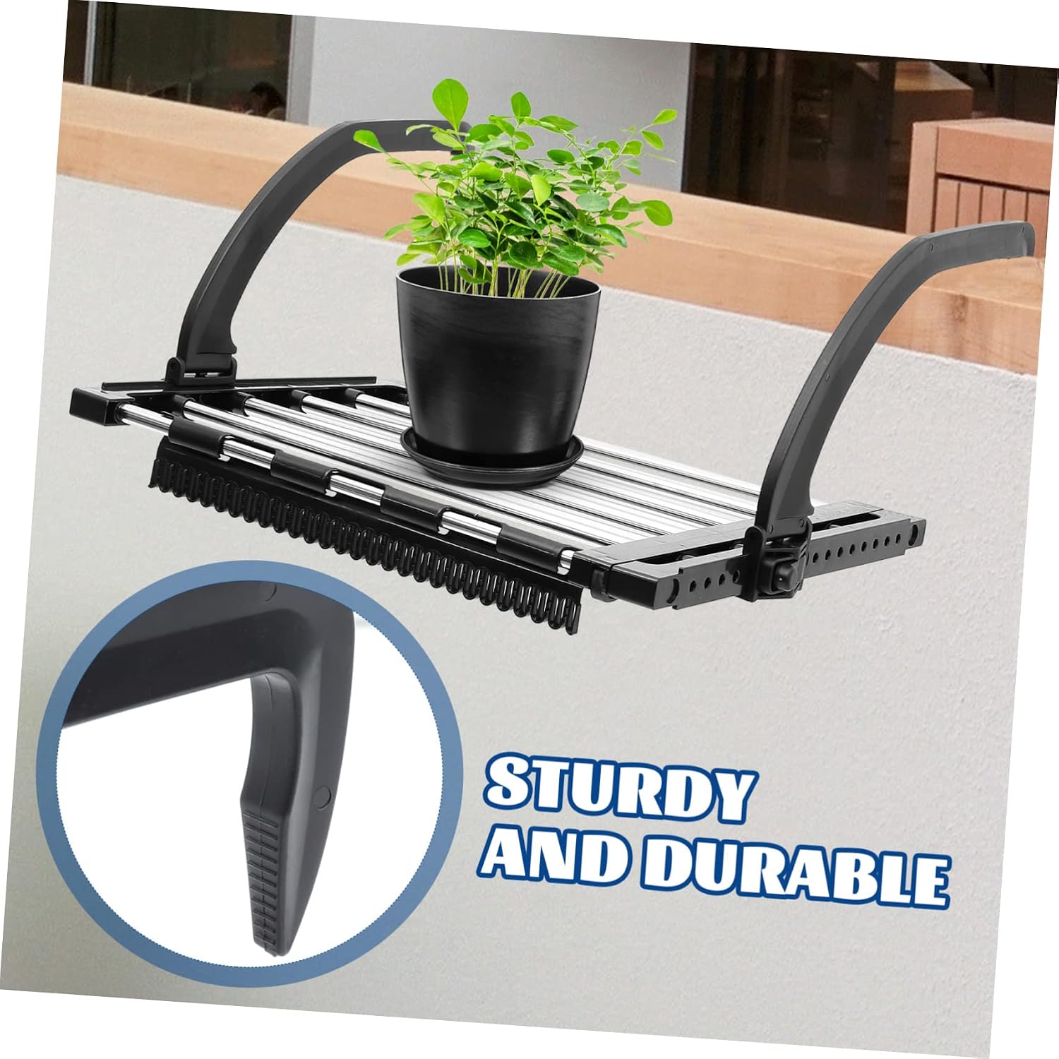 Retractable Clothes Rack Stainless Steel Extended Laundry Rack for Balcony Window Home Use