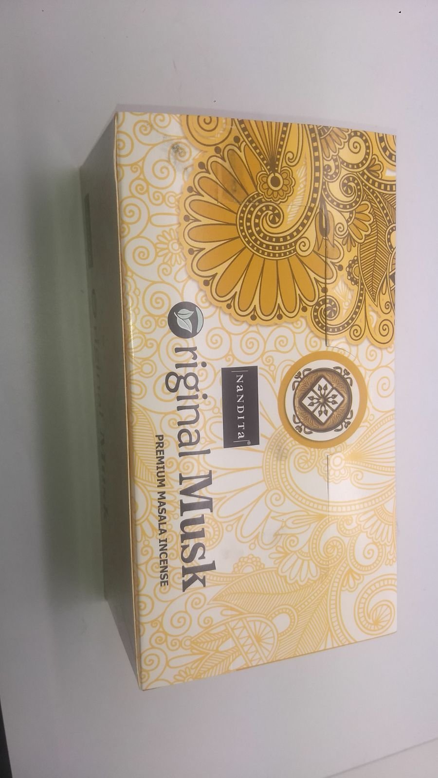 NANDITA ORIGINAL MUSK Premium Masala Incense Sticks - 15g Boxes (12)