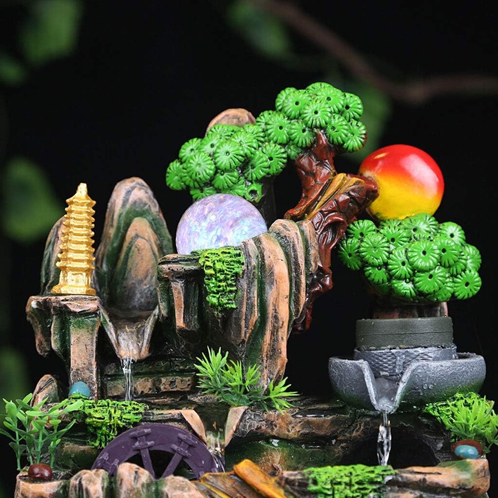 Sale 98 Off 卓上滝の噴水 屋内噴水ロッカリー水回転ビーズ噴水霧化クリエイティブ装飾工芸品リビングルームホームオフィスの装飾 家庭用 オフィス用 Www Rubberdev Gov Lk