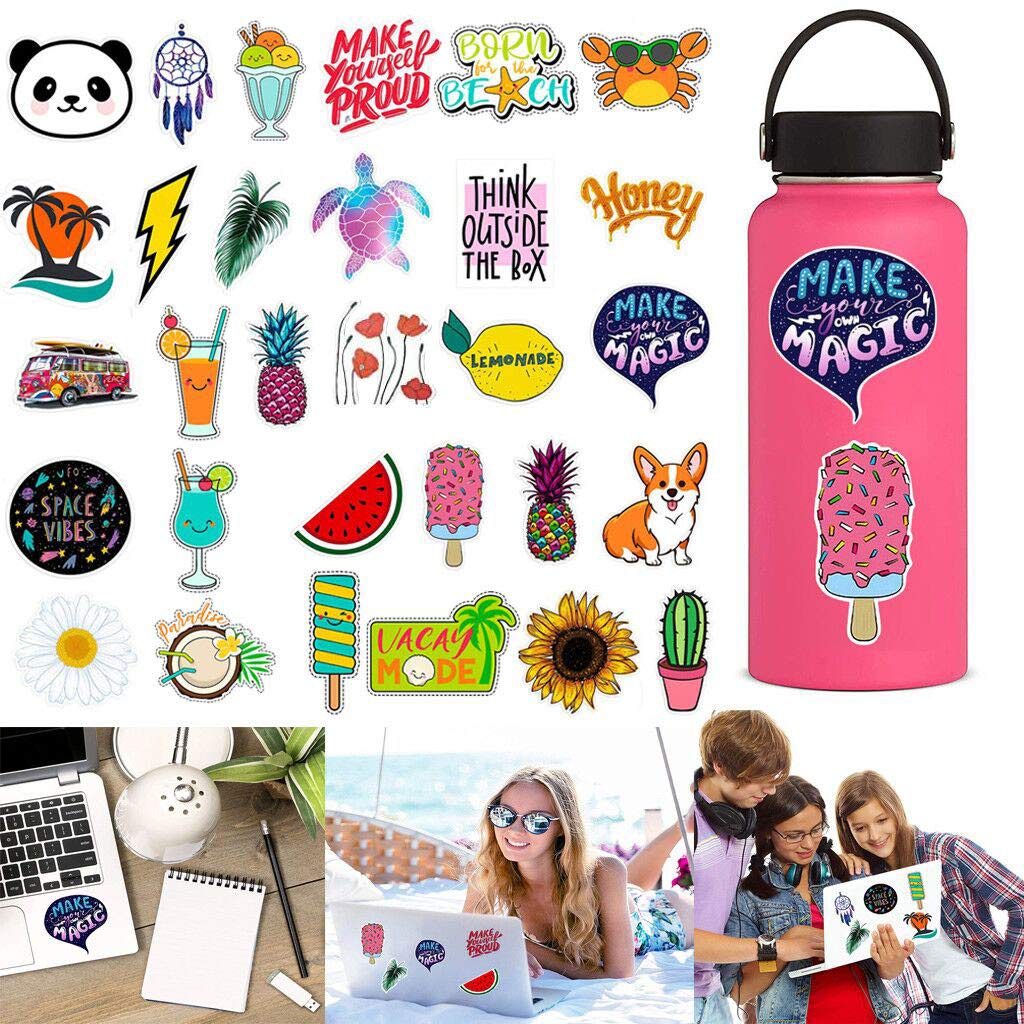 GADGETS WRAP 30 PCS Cartoon Girl Style Stickers Kawaii Anime Beach Graffiti Sticker DIY for Water Bottle Laptop Luggage Tablet Cosmetic Case (B08B4JYXC4) Amazon Price History, Amazon Price Tracker