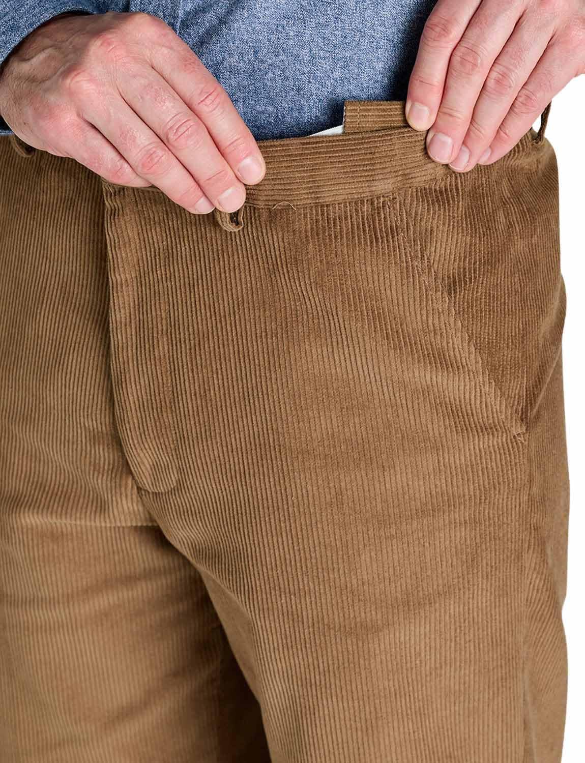 Chums Men's Corduroy Pants with Hidden Extra Stretch Elasticated Waist - Image 5