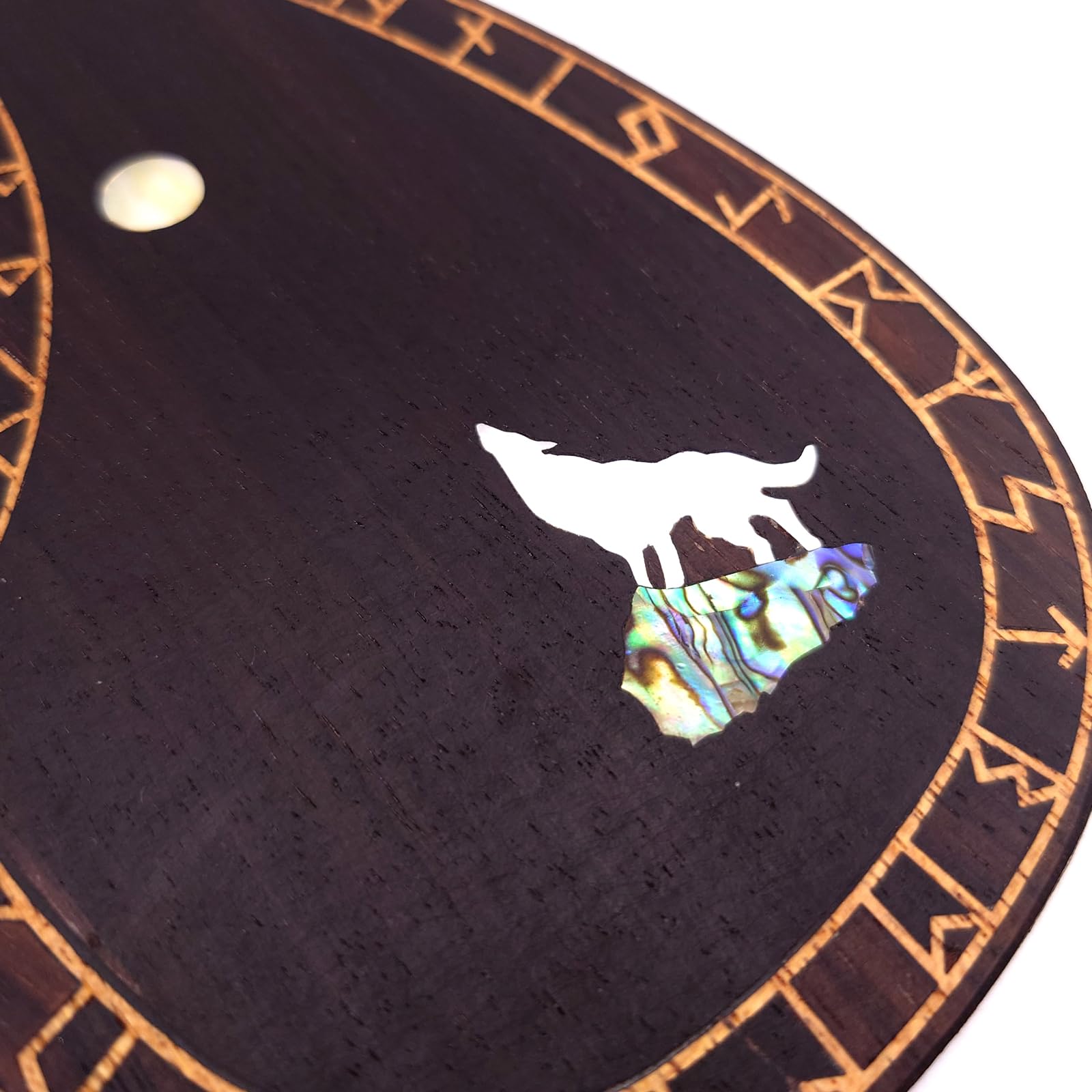 Guitar Pick Guard, Battipenna in abalone in palissandro autoadesivo for Chitarre acustiche folk D-45 Taylor(13)