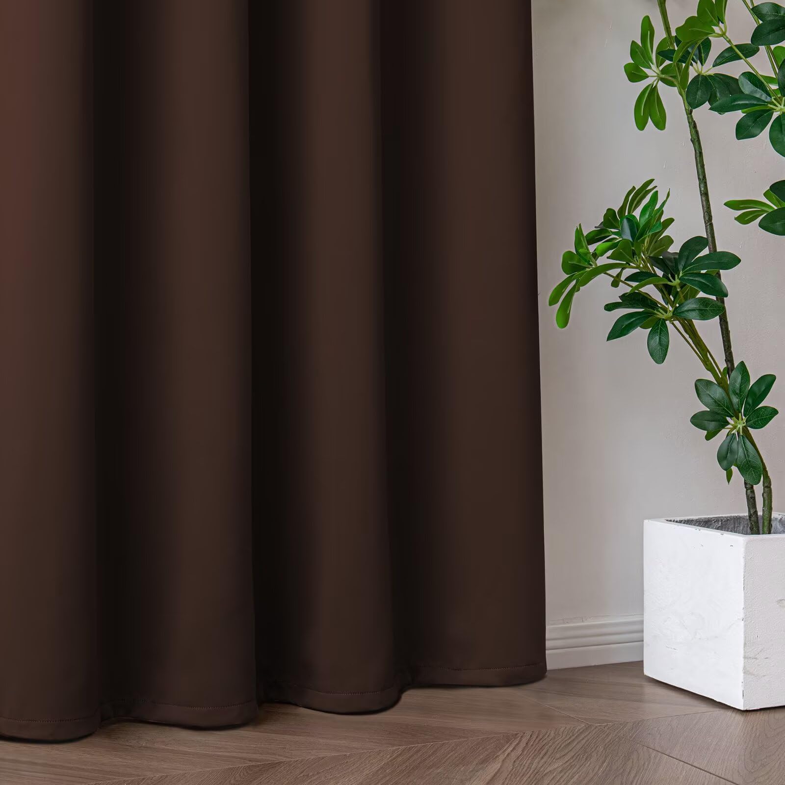 IGEMAEVE Juego de 2 paneles de cortinas opacas de 96 pulgadas de largo, cortinas opacas para dormitorio, 96 pulgadas de largo, ahorro de energía, cortina de oscurecimiento para sala de estar, ventana,