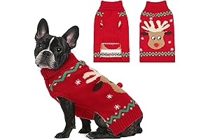 Festive Doggy Christmas Sweater for Petite Pups