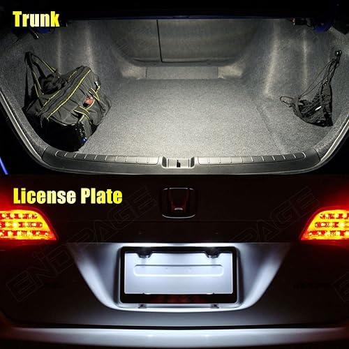 Miniatura 5 de Kit de 11 luces LED interiores Cruze para Chevrolet Chevy Cruze 2011 2012 2013 2014 2015 2016 2017 2018 2019 blanco 6000K paquete de iluminación LED