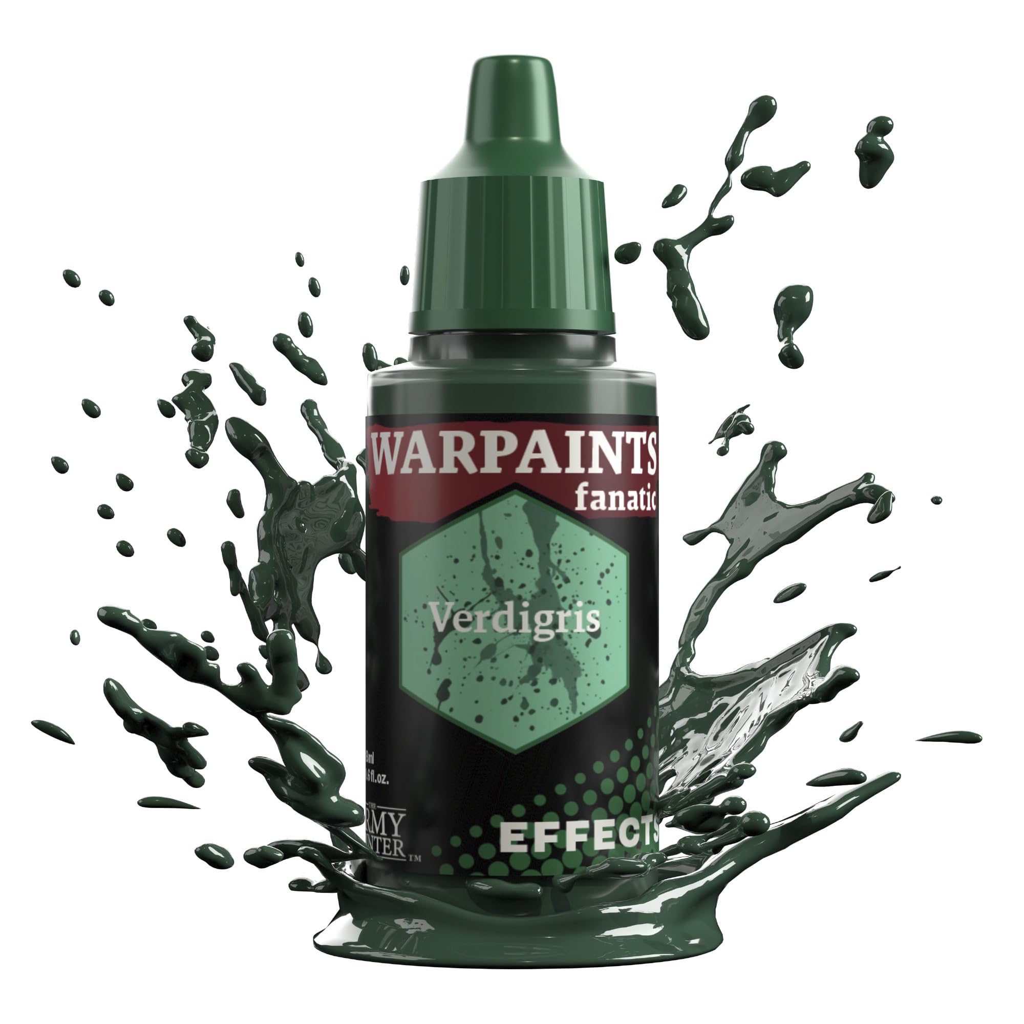 The Army Painter, Warpaints Fanatic Effects Verdigris Single Acrylics, Miniature Hobby Painting, Quality Paint for Miniature Wargaming