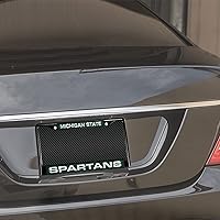 Vista 4 de Rico Industries NCAA Black Laser Cut Chrome Frame 12" x 6" Black Laser Cut Chrome Frame - Car/Truck/SUV Automobile Accessory