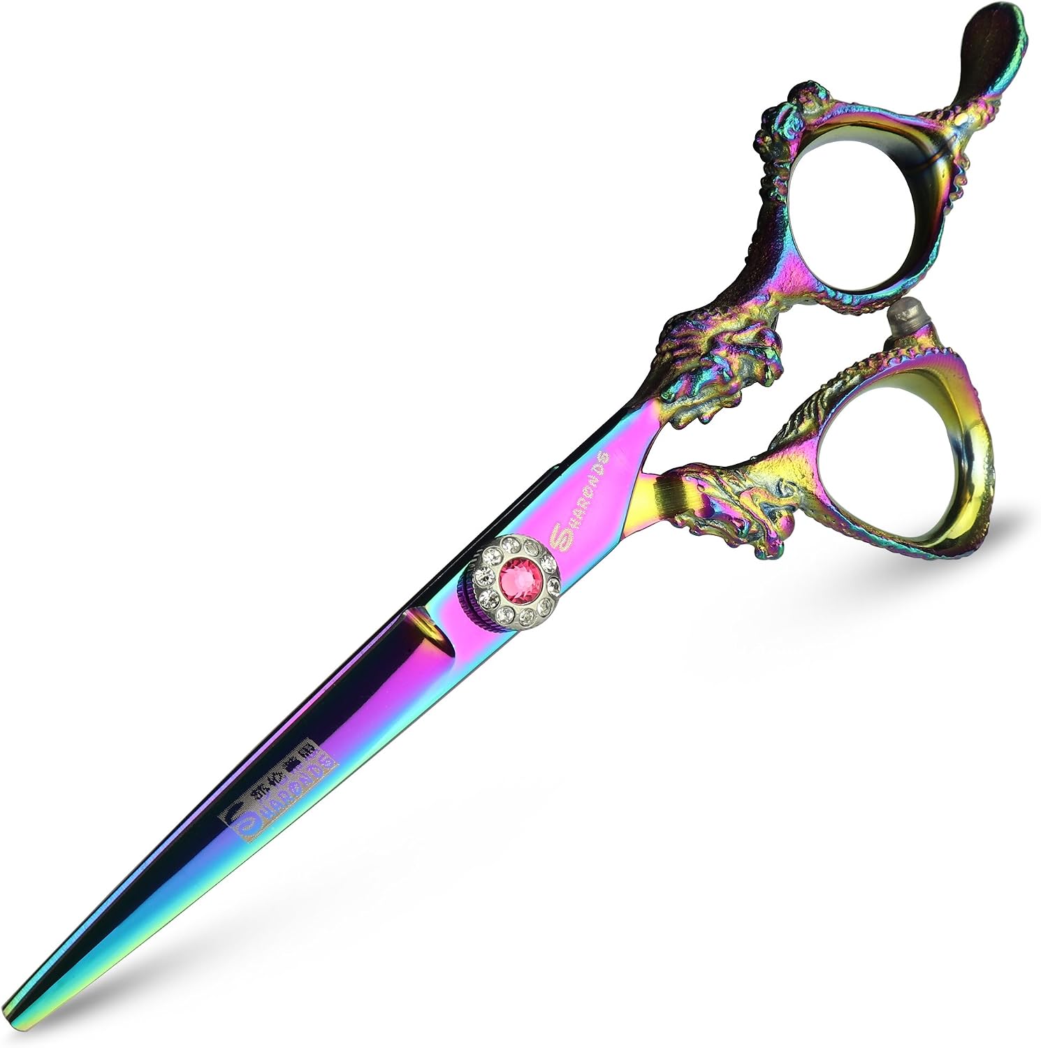 Purple, Beauty Scissors C Professional Beauticians Beauticians's Hair and Hair Stylist Hair Thinning Pruning Tool