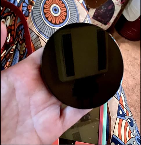 Miniatura 6 de Disco circular de piedra de obsidiana negra natural espejo Feng Shui con soporte decoración de escritorio para el hogar manualidades espejo de