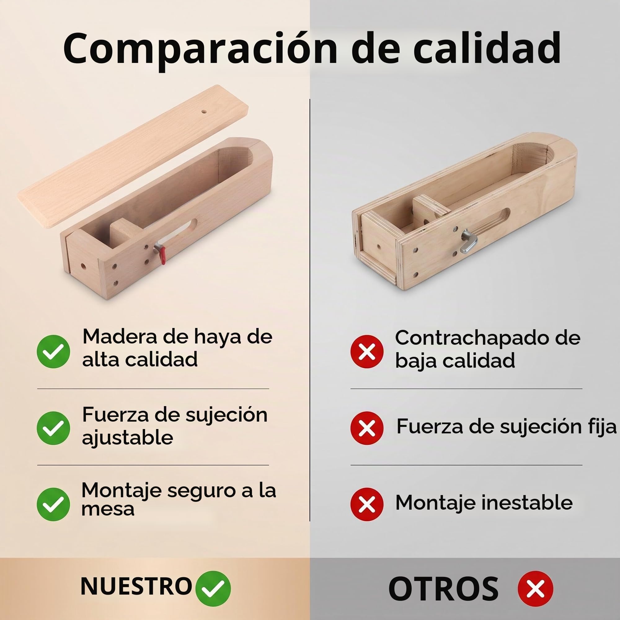 Clip de cuero para trabajo de madera, abrazadera de costura a mano para Leathercraft que cose la mesa de bricolaje herramienta de escritorio