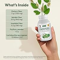 Vista 3 de ANDREW LESSMAN Fibermucil 360 cápsulas - Polvo de cáscara de psyllium. Promueve suavemente la regularidad y la salud digestiva. Rico en fibra.