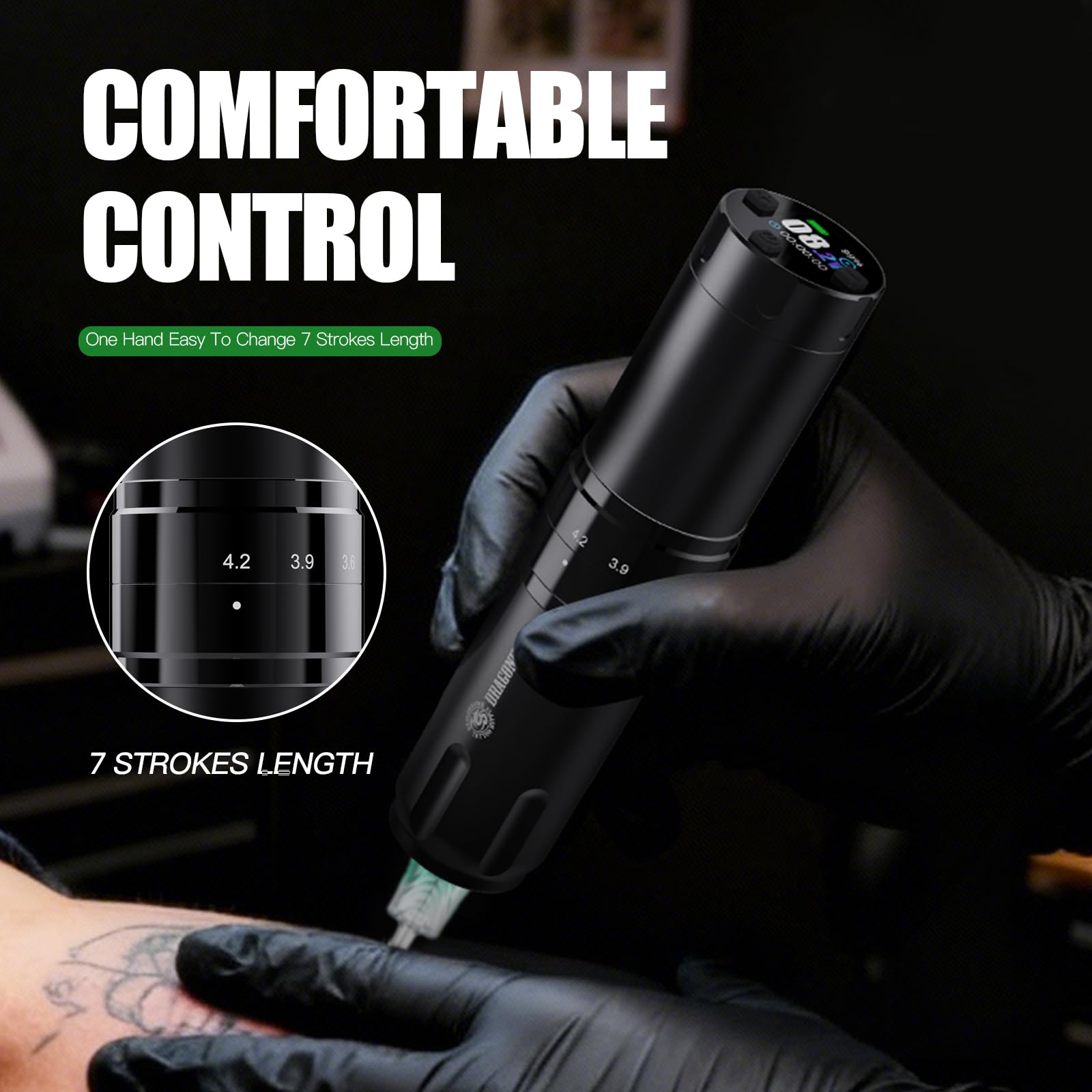 Amazon.com: Dragonhawk L2 Pro Wireless Tattoo Gun | Cordless