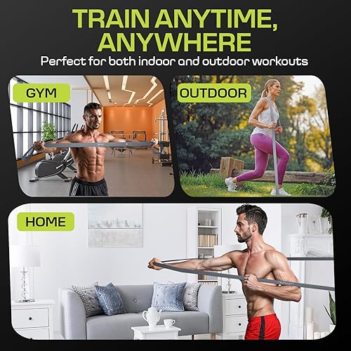 Miniatura 6 de Bandas de resistencia de tela para entrenar juego de bandas de entrenamiento para piernas, glúteos y muslos, ideal para hombres y mujeres, bandas de