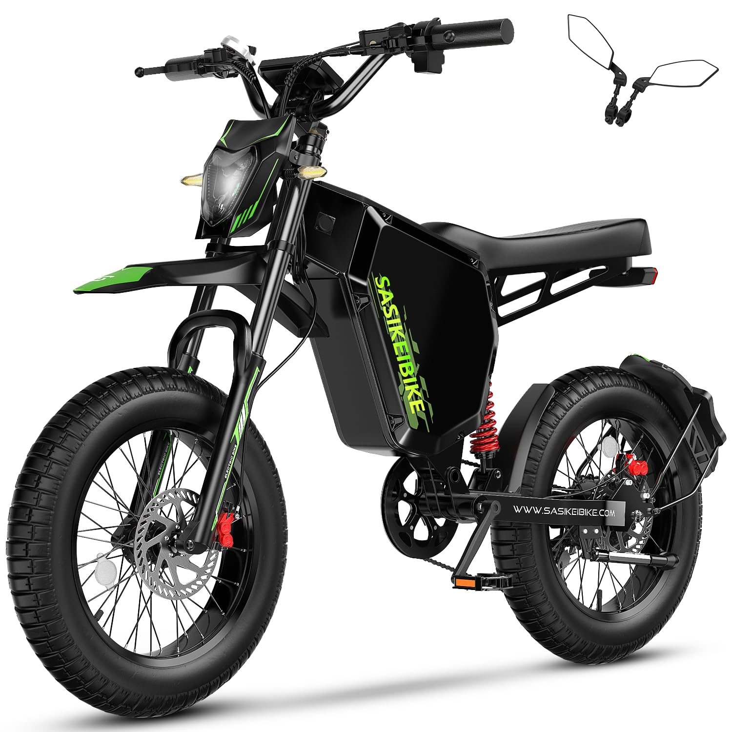 puttken Electric Motorcycle for Adults,Fast Electric Dirt Bike | Peak 3000W Motor;52V 35A…