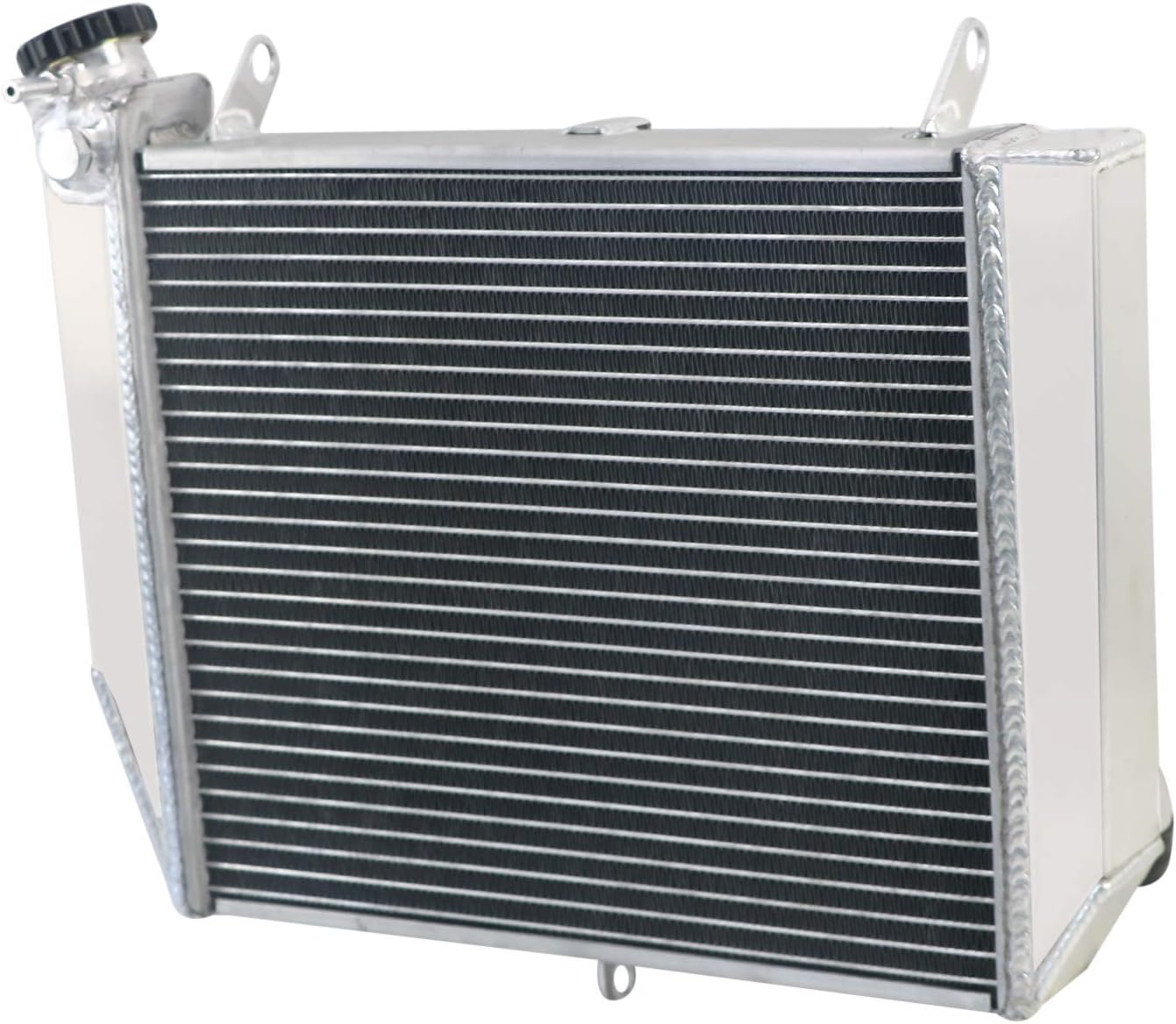 ALLOYWORKS 2 Row All Aluminum Radiator for 2000 2001 Yamaha YZF R1 5JJ-12461-00-00 4XV-12405-00-00