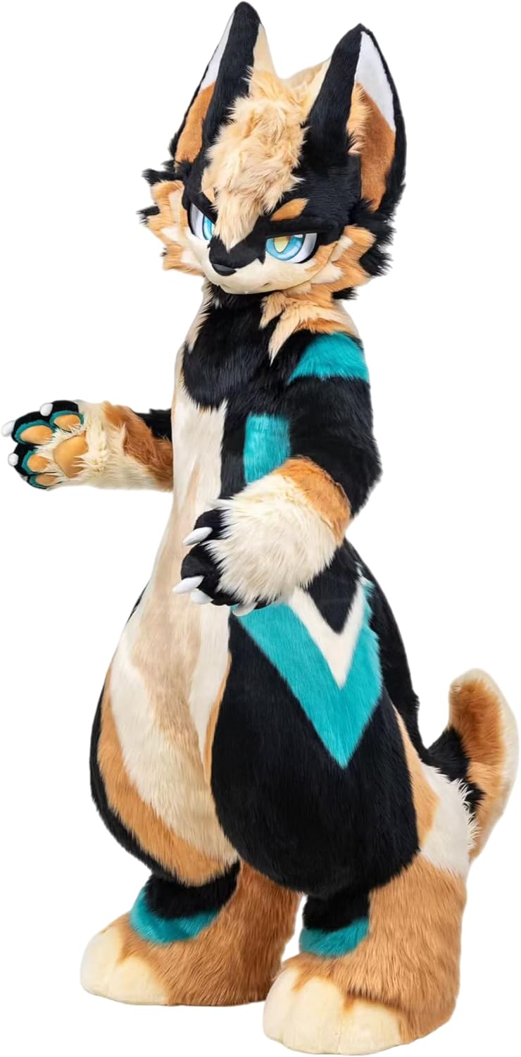 Wolf Dog Fox Cat Fursuit Fullsuit, Furry Fursuit Fullsuit Mascot,For Halloween Christmas Gift