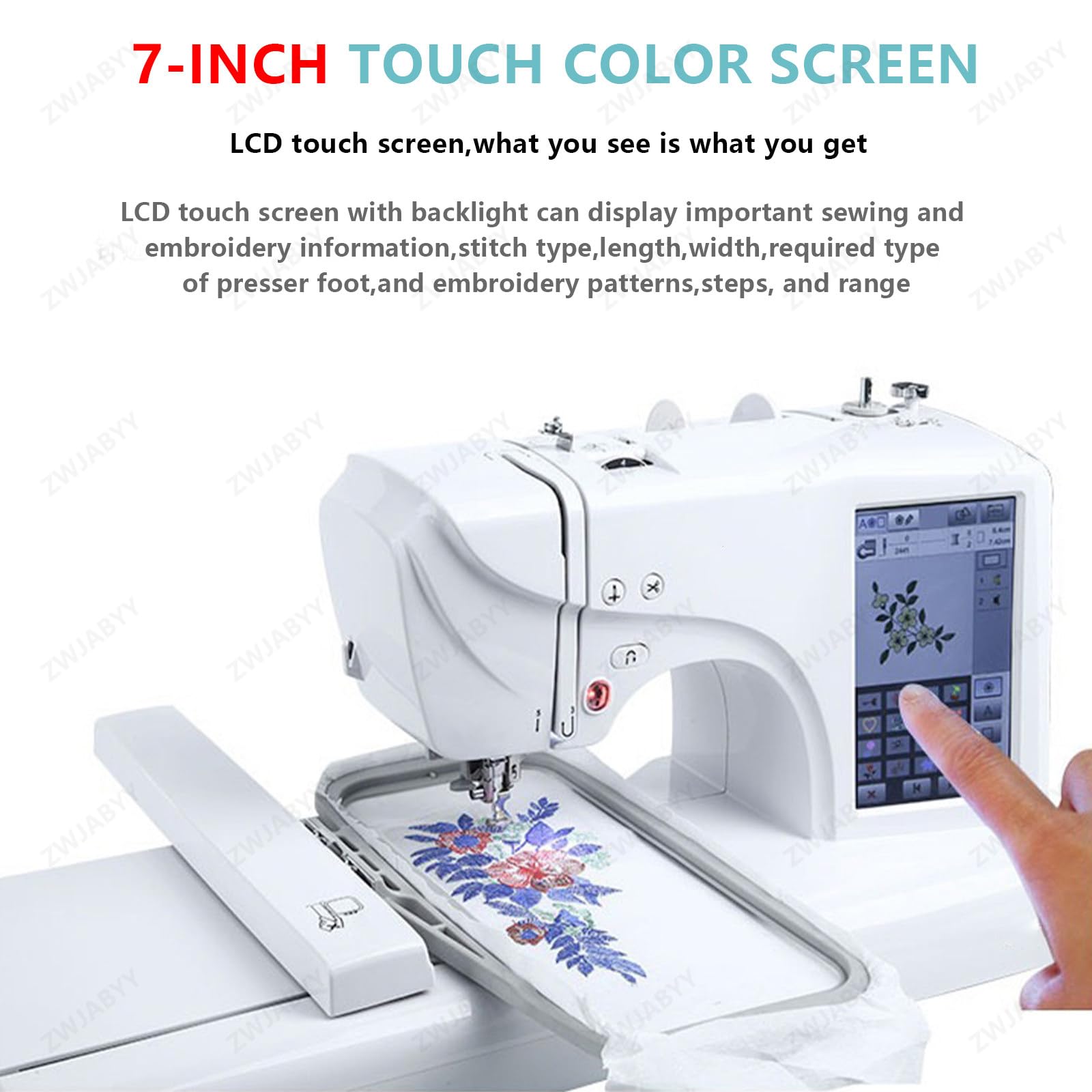 Sewing Machine,Embroidery Machine,Mini Household Portable