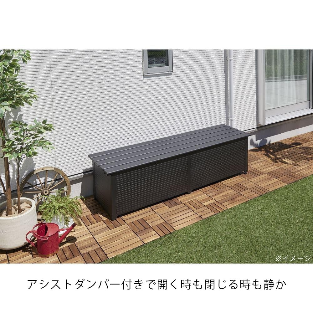 Amazon.co.jp: カインズ(CAINZ) ベンチストッカー 静かに開閉できる