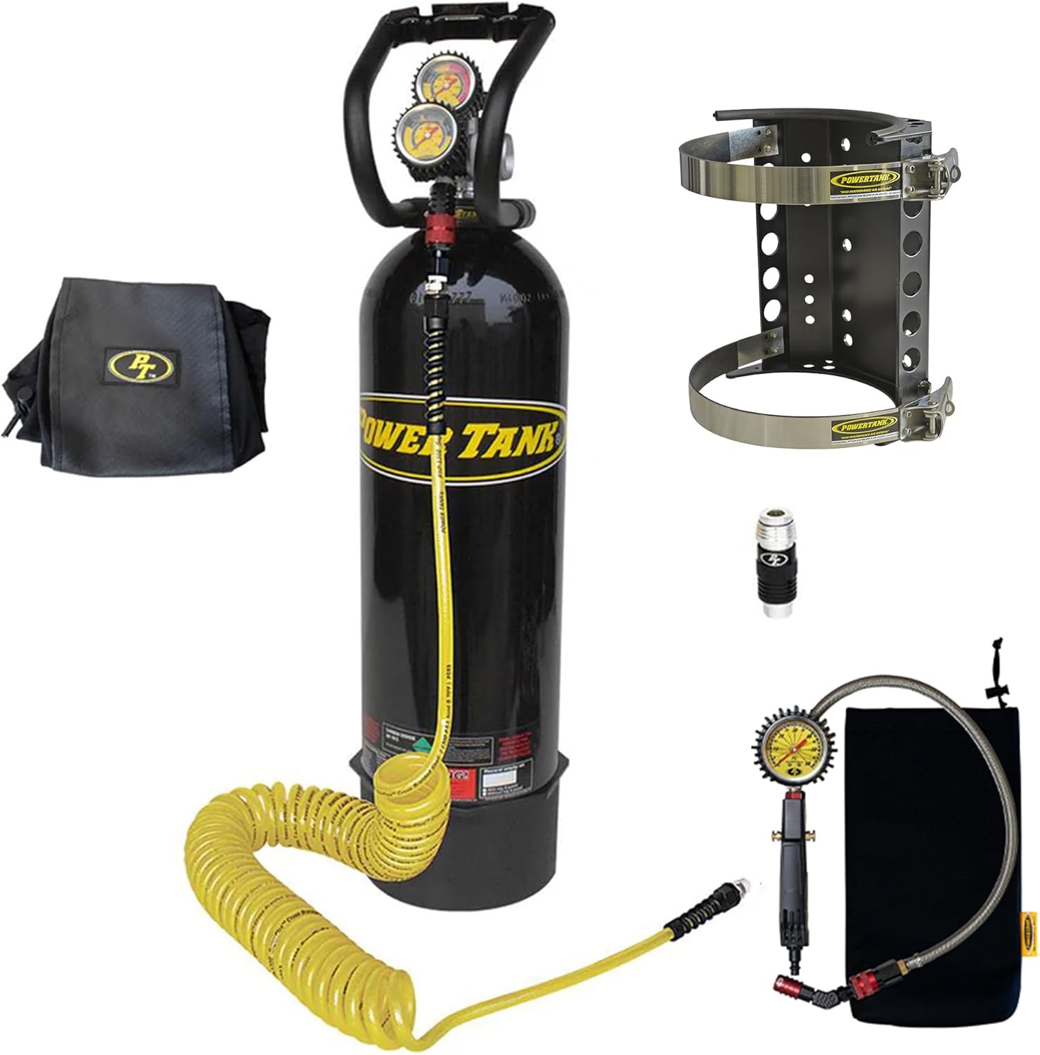 Power Tank PT15-5350-BK Package B with 15 lb. Trans Black Armorcoat Tank