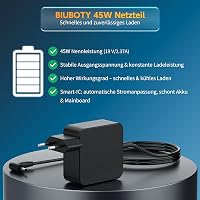 BIUBOTY 45W Asus töltő kábel 19V 2.37A Zenbook UX303U UX305 UX430U laptop adapter 4