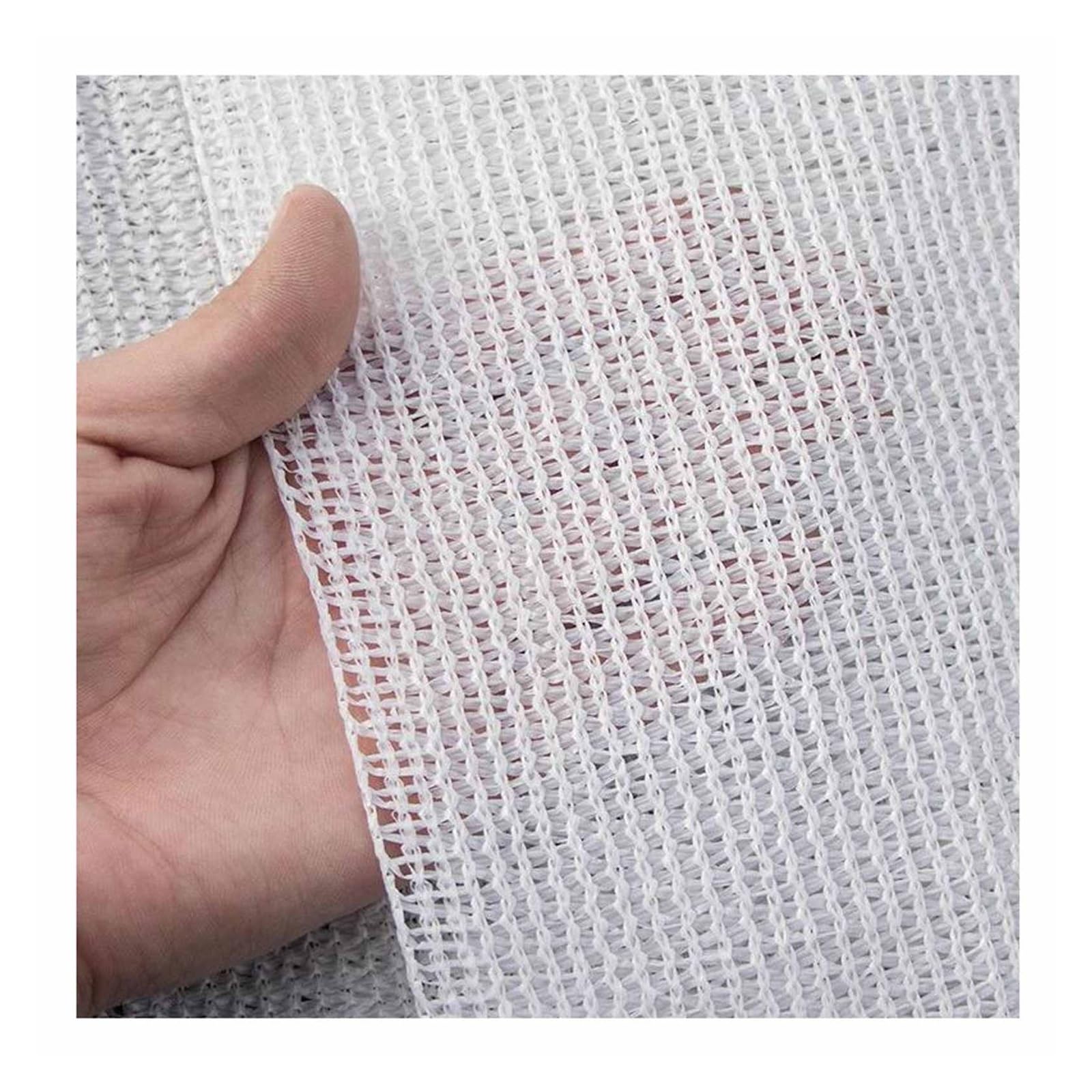 30% White Plant Shading Net Shade Fabric for Greenhouse Garden Nursery Livestock, Breathable Anti-Tear Long-Lasting Shade Cloth 6.6'x10' 6.6'x13' 6.6'x16.5' 6.6'x20' 10'x13'(16.5'x20'(5x6.0m))
