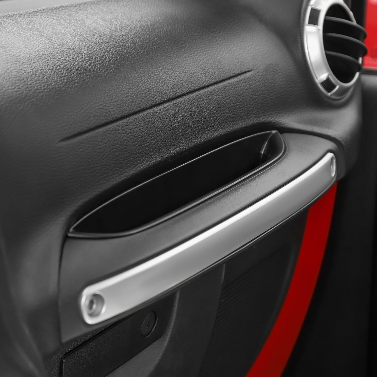 RT-TCZ for Wrangler JK Grab Tray Passenger Handle Storage Box Insert Organizer for Jeep Wrangler JK JKU 2011-2017 Black