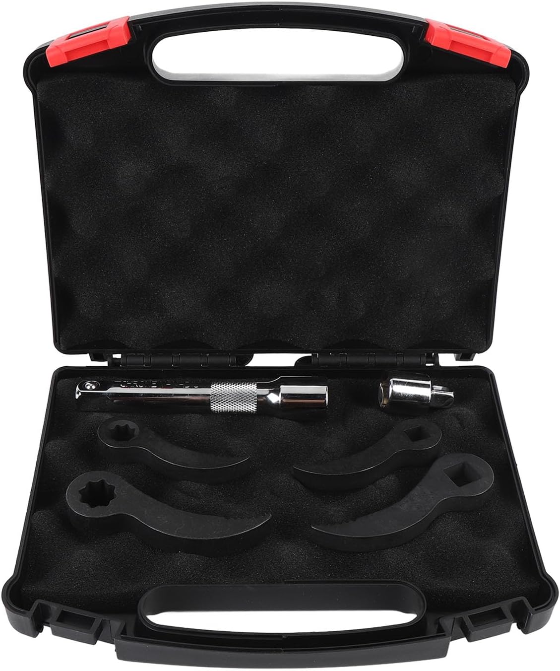 WALFRONT Crafted from CrV Steel Pry Bar Wrench Adaptor Head with Double Square and Square Heat Treated for Maximum Durability for Automotive Drive Shafts