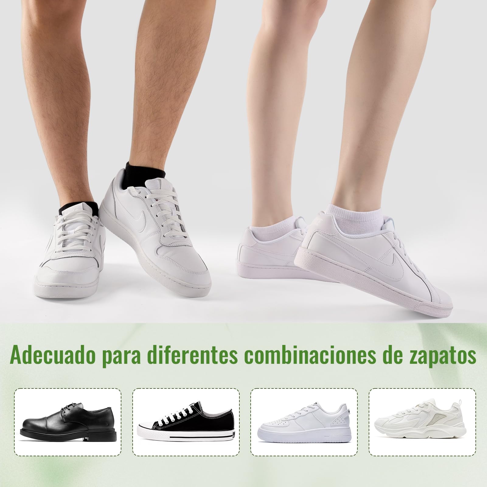 10/20 Pares Calcetines Tobilleros Hombre Mujer De Bambú – Calcetines Cortos Hombre Verano, Absorción Humedad, Ultra Suaves, Transpirables, Anti-Sudor, Negro | Blanco | Gris | Azul