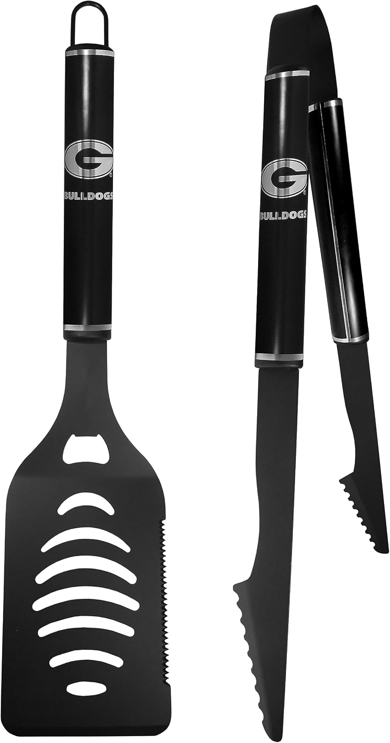 Siskiyou Sports NCAA Georgia Bulldogs 2 pc Monochromatic Tailgate BBQ Set Team Colors, One Size