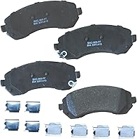 Vista 151 de Pastillas de freno traseras cerámicas Bendix Premium SBC1337 para Cadillac CTS 2014-2008, SRX 2016-2010, Chevrolet Camaro 2015-2010, Saab 9-4X 2011