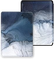 Vista 9 de Funda para Kindle Paperwhite (6.8", 11.ª generación, versión 2021) con correa de mano, funda inteligente rígida de PC con función de encendido