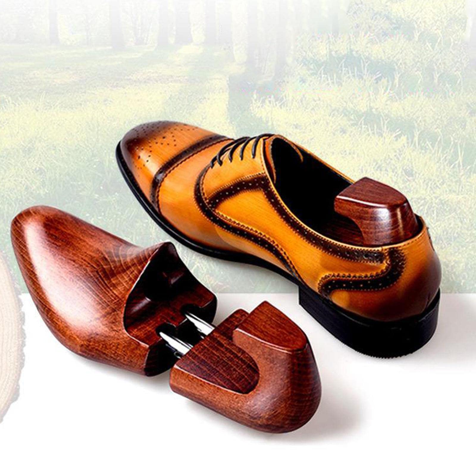 Schuhspanner Aus Kiefernholz Schuhdehner Schuhexpander Schuhformer Schuhstrecker mit Langlebigem Holz Und Moderner Federung für Lederschuhe Sneakers A