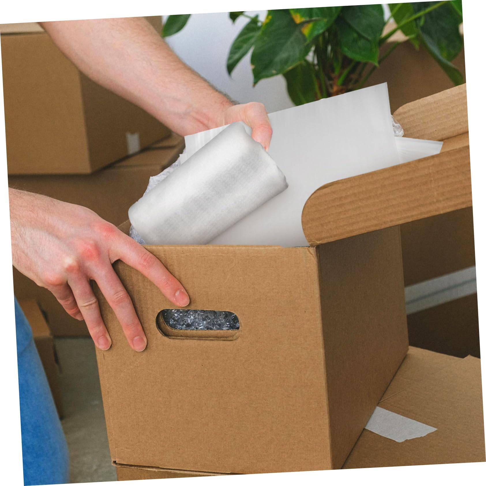 100 Piezas Espuma Para Embalaje Espuma Para Embalaje Bolsas De Para Mudanzas Material De Para Envoltura De Cojín